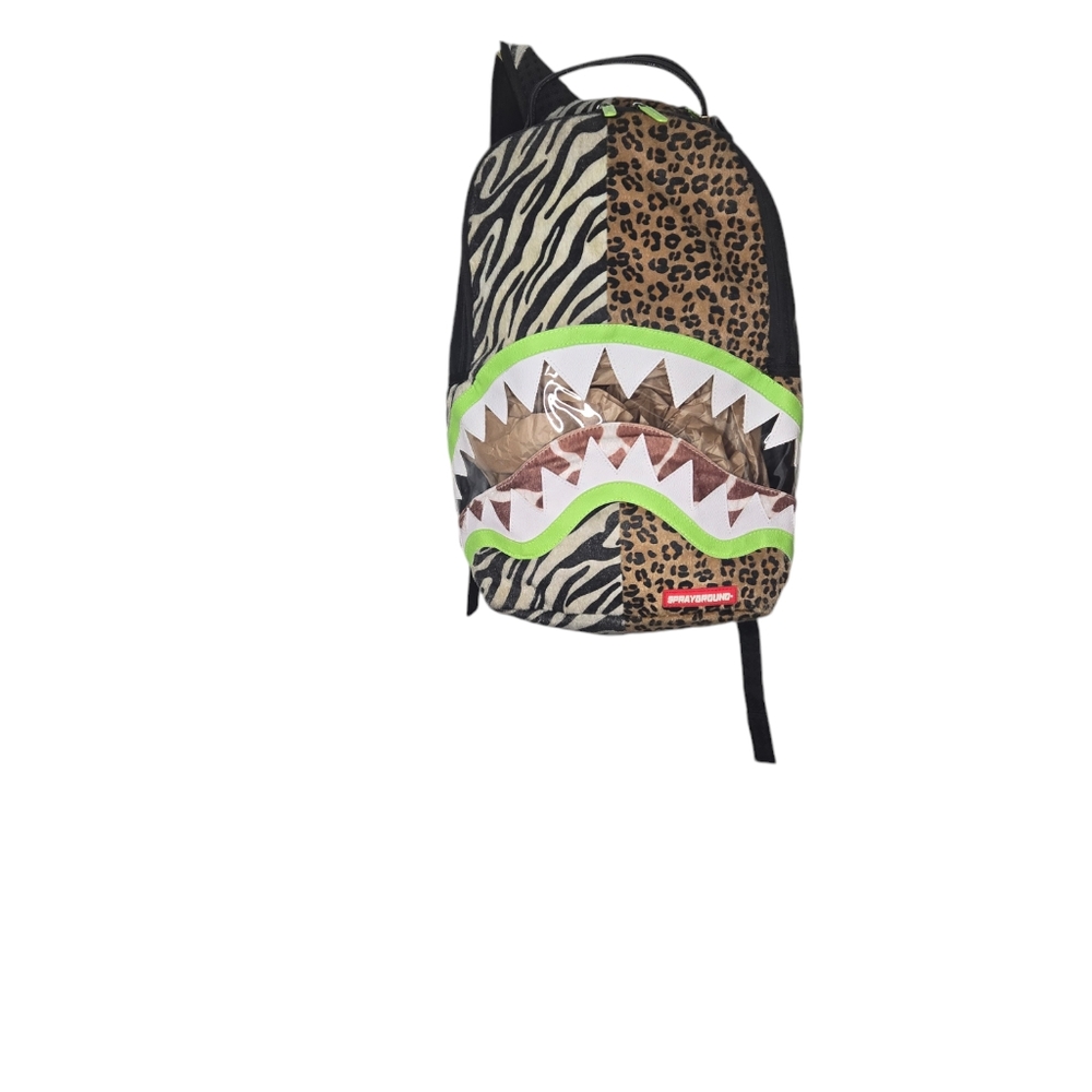 Sprayground Safari White Cut Backpack